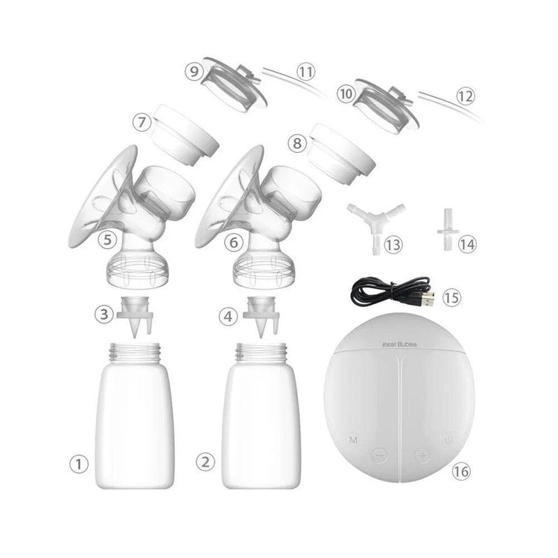 Bomba de Tirar Leite Elétrica Alta Sucção Com Almofadas Térmicas BreastCare | Livre de BPA | Facilitando a Amamentação